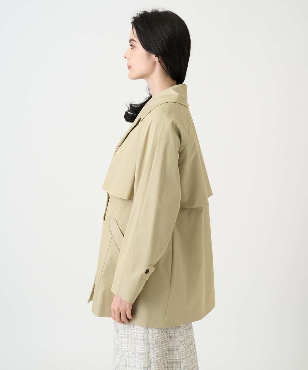 PRVEE04790 CHRISTIAN AUJARD(クリスチャン・オジャール) [ライナー付]デザインハーフコート ベージュ