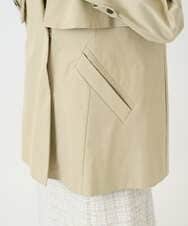 PRVEE04790 CHRISTIAN AUJARD(クリスチャン・オジャール) [ライナー付]デザインハーフコート ベージュ