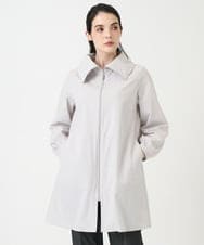 PRVEE16490 CHRISTIAN AUJARD(クリスチャン・オジャール) [シワになりにくい]タフタジップアップコート ライトグレー