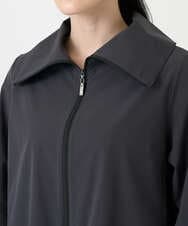 PRVEE16490 CHRISTIAN AUJARD(クリスチャン・オジャール) [シワになりにくい]タフタジップアップコート ダークグレー