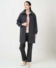 PRVEE16490 CHRISTIAN AUJARD(クリスチャン・オジャール) [シワになりにくい]タフタジップアップコート ダークグレー