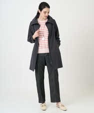 PRVEE16490 CHRISTIAN AUJARD(クリスチャン・オジャール) [シワになりにくい]タフタジップアップコート ダークグレー