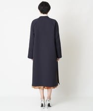 PRVES30670 CHRISTIAN AUJARD(クリスチャン・オジャール) ノーカラーシンプルコート ネイビー