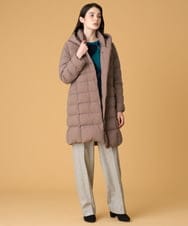 PRVVG48120 CHRISTIAN AUJARD(クリスチャン・オジャール) 4wayストレッチダウンロングコート ベージュ