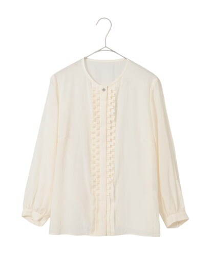 PYBAH09360  タックプリーツブラウス