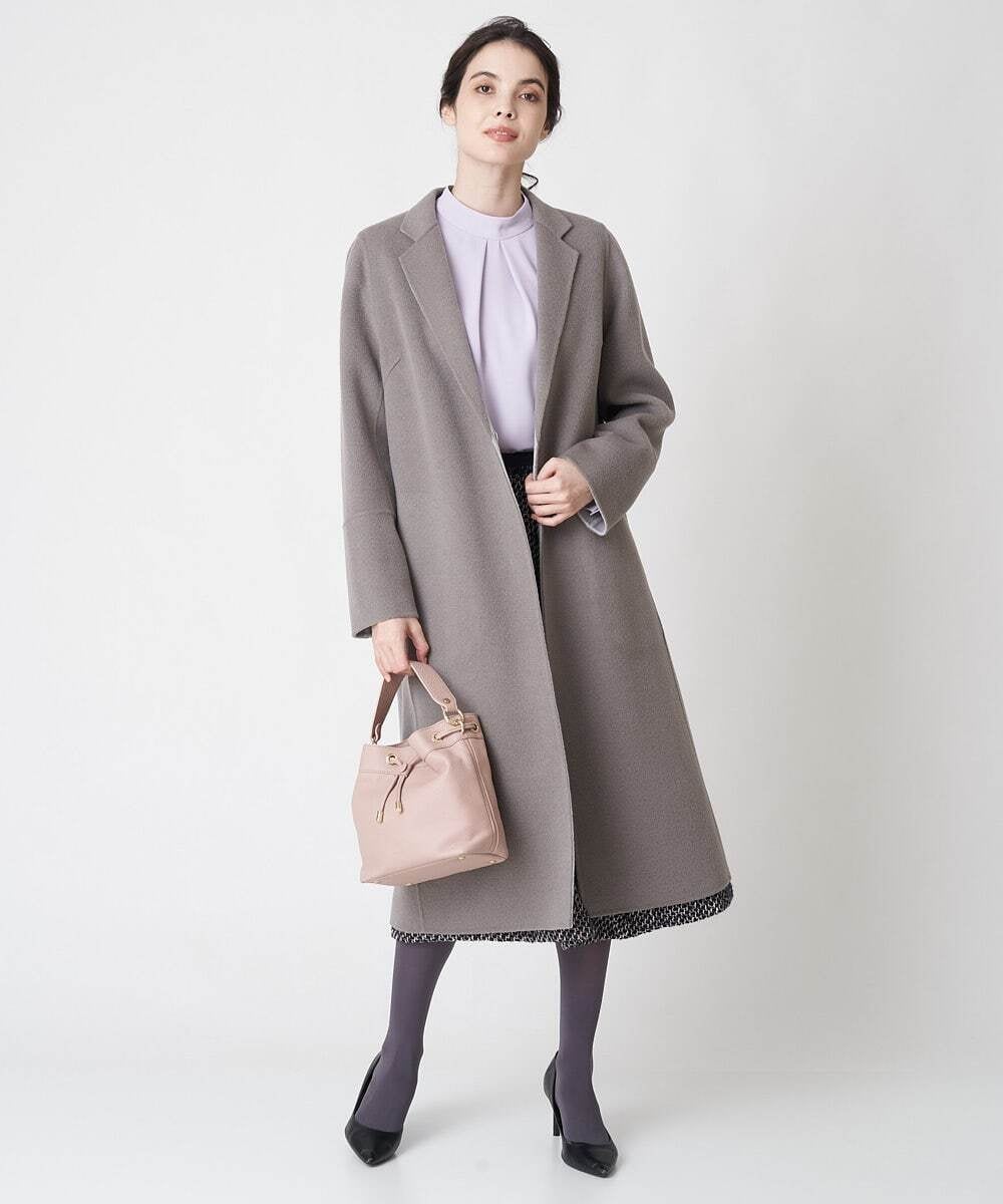 PYBAW17290 CHRISTIAN AUJARD(小さいサイズ)(メゾン ドゥ サンク) 袖コンシャスデザインブラウス ラベンダー