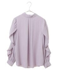 PYBAW17290 CHRISTIAN AUJARD(小さいサイズ)(メゾン ドゥ サンク) 袖コンシャスデザインブラウス ラベンダー
