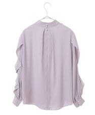 PYBAW17290 CHRISTIAN AUJARD(小さいサイズ)(メゾン ドゥ サンク) 袖コンシャスデザインブラウス ラベンダー
