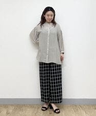 PYBHP04290 CHRISTIAN AUJARD(小さいサイズ)(メゾン ドゥ サンク) エアリーオーバーブラウス レッド