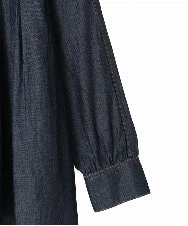 PYBJB10360 CHRISTIAN AUJARD(小さいサイズ)(メゾン ドゥ サンク) [セットアップ対応]ライトデニムシャツ ネイビー