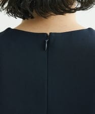 PYBJP63330 CHRISTIAN AUJARD(小さいサイズ)(メゾン ドゥ サンク) 【セットアップ対応】ステッチデザインAラインブラウス ネイビー