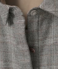 PYEAD31720 CHRISTIAN AUJARD(小さいサイズ)(メゾン ドゥ サンク) グレンチェックワンピース ブラウン系