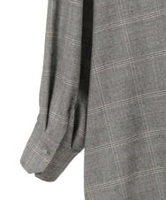 PYEAD31720 CHRISTIAN AUJARD(小さいサイズ)(メゾン ドゥ サンク) グレンチェックワンピース ブラウン系