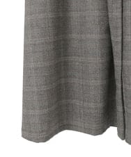 PYEAD31720 CHRISTIAN AUJARD(小さいサイズ)(メゾン ドゥ サンク) グレンチェックワンピース ブラウン系