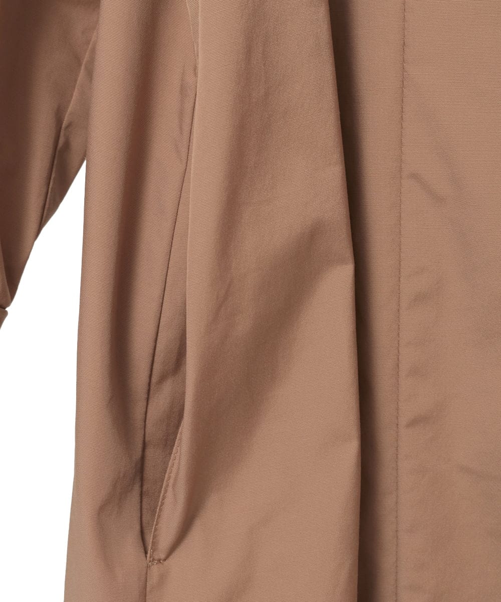 PYEAE03600 CHRISTIAN AUJARD(小さいサイズ)(メゾン ドゥ サンク) 長袖タフタワンピース ブラウン