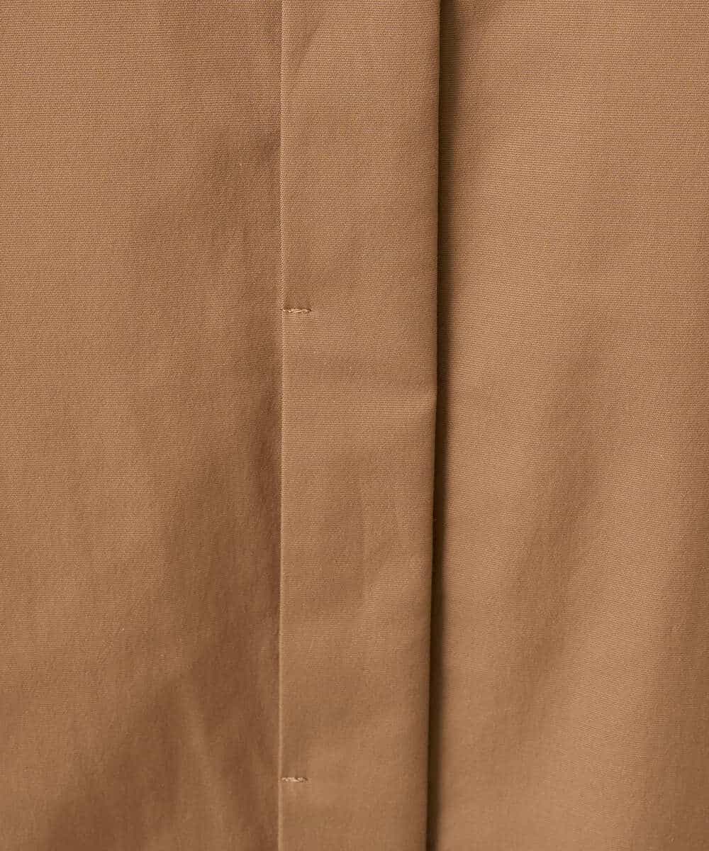 PYEAE03600 CHRISTIAN AUJARD(小さいサイズ)(メゾン ドゥ サンク) 長袖タフタワンピース ブラウン