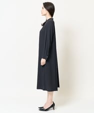 PYECA17690 CHRISTIAN AUJARD(小さいサイズ)(メゾン ドゥ サンク) プリーツデザインワンピース ブラック