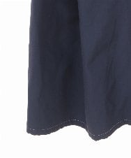 PYEGA45500 CHRISTIAN AUJARD(小さいサイズ)(メゾン ドゥ サンク) タックデザインワンピース ネイビー