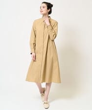 PYEGB25490 CHRISTIAN AUJARD(小さいサイズ)(メゾン ドゥ サンク) [軽量･撥水･通気性]シャツワンピース ライトブラウン
