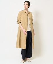 PYEGB25490 CHRISTIAN AUJARD(小さいサイズ)(メゾン ドゥ サンク) [軽量･撥水･通気性]シャツワンピース ライトブラウン