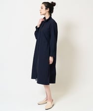 PYEGB25490 CHRISTIAN AUJARD(小さいサイズ)(メゾン ドゥ サンク) [軽量･撥水･通気性]シャツワンピース ライトブラウン