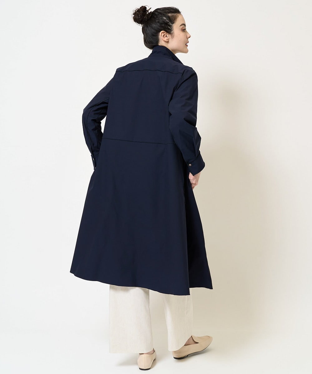 PYEGB25490 CHRISTIAN AUJARD(小さいサイズ)(メゾン ドゥ サンク) [軽量･撥水･通気性]シャツワンピース ライトブラウン