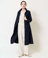PYEGB25490 CHRISTIAN AUJARD(小さいサイズ)(メゾン ドゥ サンク) [軽量･撥水･通気性]シャツワンピース ライトブラウン