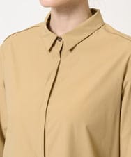 PYEGB25490 CHRISTIAN AUJARD(小さいサイズ)(メゾン ドゥ サンク) [軽量･撥水･通気性]シャツワンピース ライトブラウン