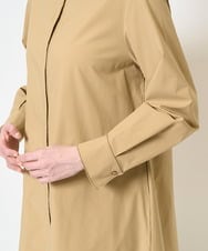PYEGB25490 CHRISTIAN AUJARD(小さいサイズ)(メゾン ドゥ サンク) [軽量･撥水･通気性]シャツワンピース ライトブラウン