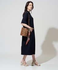 PYEGD42490 CHRISTIAN AUJARD(小さいサイズ)(メゾン ドゥ サンク) ドライタッチジャージーワンピース ネイビー