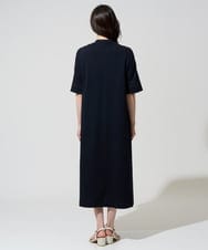 PYEGD42490 CHRISTIAN AUJARD(小さいサイズ)(メゾン ドゥ サンク) ドライタッチジャージーワンピース ネイビー