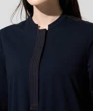 PYEGD42490 CHRISTIAN AUJARD(小さいサイズ)(メゾン ドゥ サンク) ドライタッチジャージーワンピース ネイビー