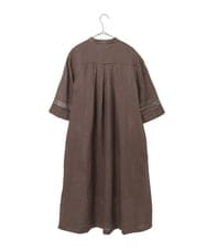 PYEGD52590 CHRISTIAN AUJARD(小さいサイズ)(メゾン ドゥ サンク) リネンクロスワンピース ブルー