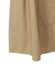 PYEGE05620 CHRISTIAN AUJARD(小さいサイズ)(メゾン ドゥ サンク) バンドカラーシャツワンピース ベージュ