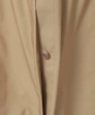 PYEGE05620 CHRISTIAN AUJARD(小さいサイズ)(メゾン ドゥ サンク) バンドカラーシャツワンピース ベージュ