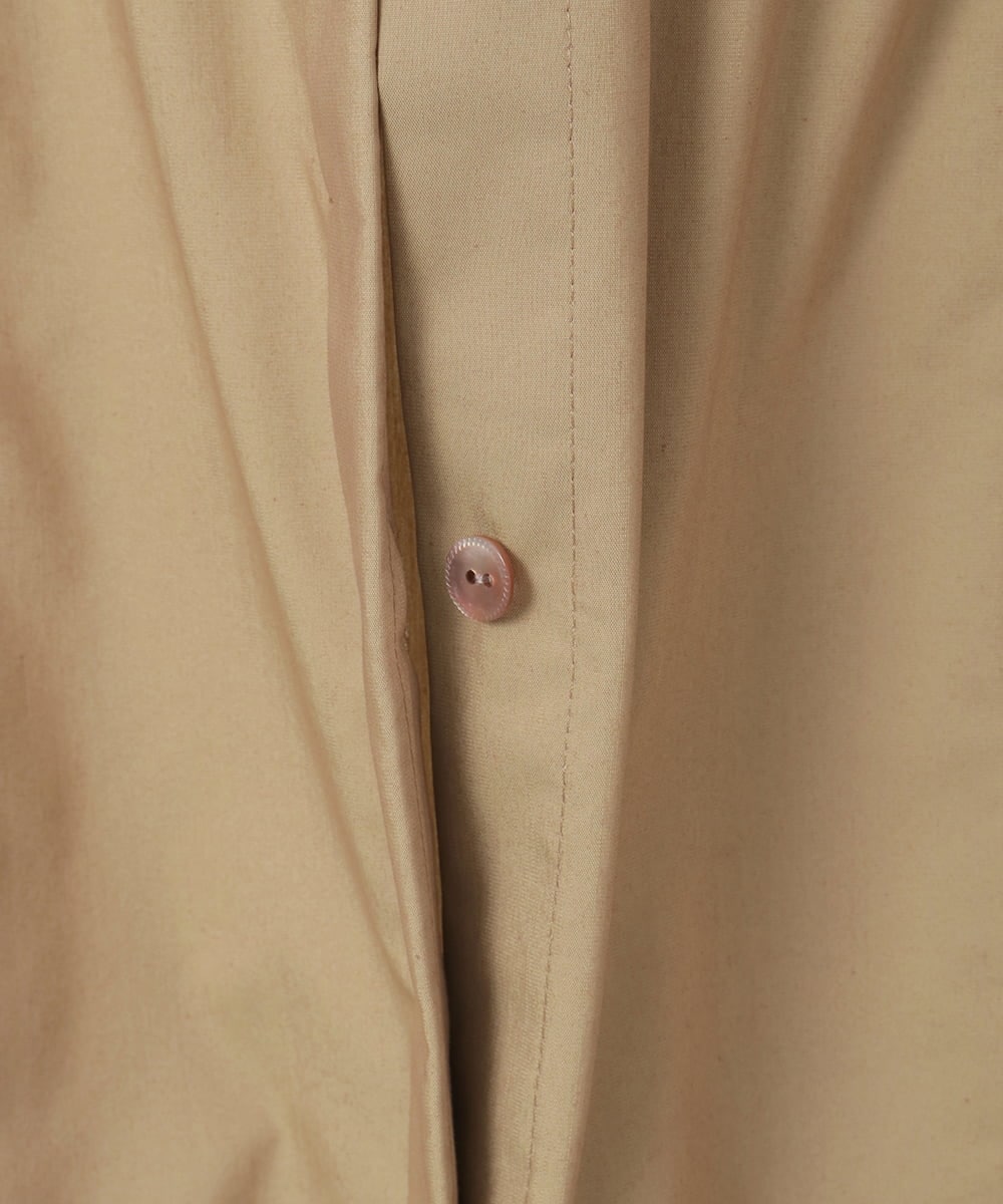 PYEGE05620 CHRISTIAN AUJARD(小さいサイズ)(メゾン ドゥ サンク) バンドカラーシャツワンピース ベージュ