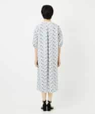 PYEHB20790 CHRISTIAN AUJARD(小さいサイズ)(メゾン ドゥ サンク) アイレットリーフ刺繍ワンピース ホワイト