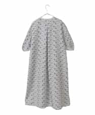 PYEHB20790 CHRISTIAN AUJARD(小さいサイズ)(メゾン ドゥ サンク) アイレットリーフ刺繍ワンピース ホワイト
