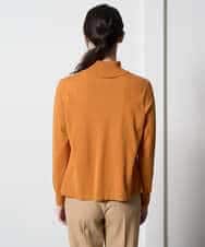 PYFAD32360 CHRISTIAN AUJARD(小さいサイズ)(メゾン ドゥ サンク) [アンサンブル対応]アートプリントドッキングニット ベージュ×オレンジ