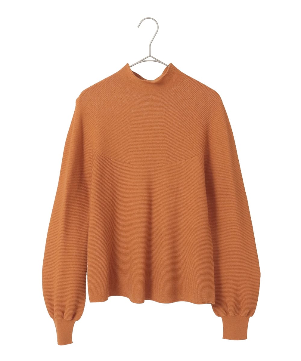 PYFAD36290 CHRISTIAN AUJARD(小さいサイズ)(メゾン ドゥ サンク) ホールガーメントニットプルオーバー オレンジ
