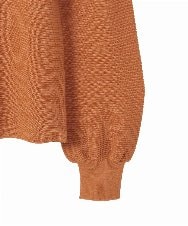 PYFAD36290 CHRISTIAN AUJARD(小さいサイズ)(メゾン ドゥ サンク) ホールガーメントニットプルオーバー オレンジ