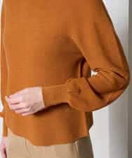 PYFAD36290 CHRISTIAN AUJARD(小さいサイズ)(メゾン ドゥ サンク) ホールガーメントニットプルオーバー オレンジ