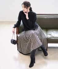 PYFAD36290 CHRISTIAN AUJARD(小さいサイズ)(メゾン ドゥ サンク) ホールガーメントニットプルオーバー オレンジ