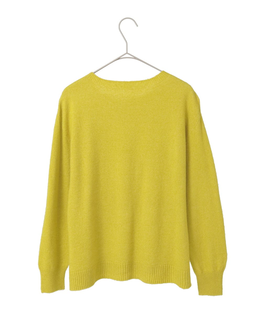 PYFAD37400 CHRISTIAN AUJARD(小さいサイズ)(メゾン ドゥ サンク) [アンサンブル対応]カシミヤシルクニット ライム