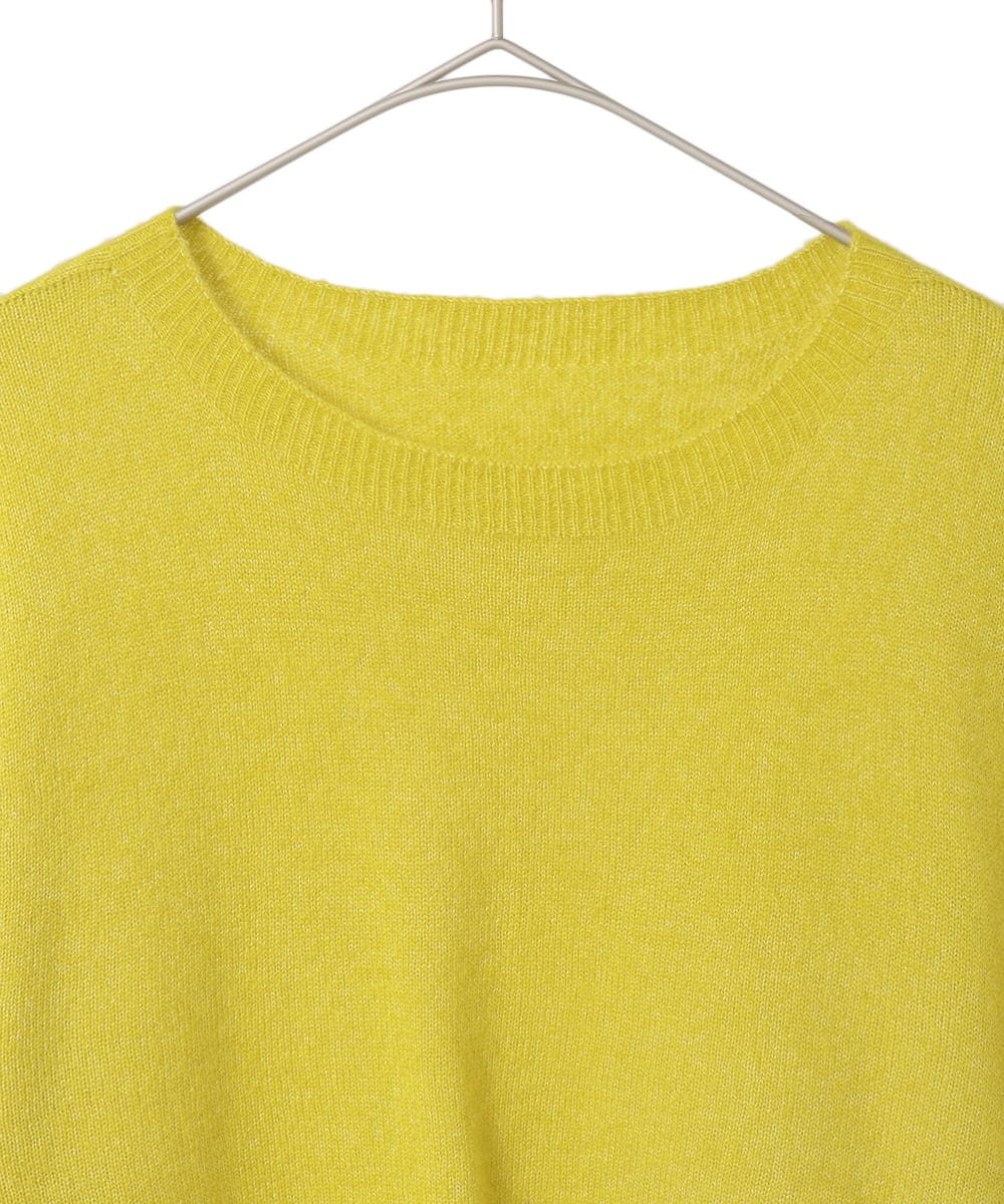 PYFAD37400 CHRISTIAN AUJARD(小さいサイズ)(メゾン ドゥ サンク) [アンサンブル対応]カシミヤシルクニット ライム