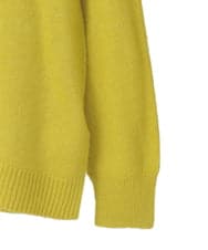 PYFAD37400 CHRISTIAN AUJARD(小さいサイズ)(メゾン ドゥ サンク) [アンサンブル対応]カシミヤシルクニット ライム