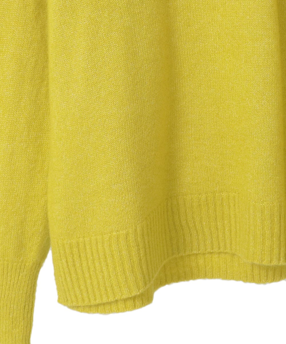 PYFAD37400 CHRISTIAN AUJARD(小さいサイズ)(メゾン ドゥ サンク) [アンサンブル対応]カシミヤシルクニット ライム