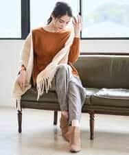 PYFAD37400 CHRISTIAN AUJARD(小さいサイズ)(メゾン ドゥ サンク) [アンサンブル対応]カシミヤシルクニット ライム