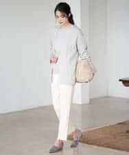 PYFAD37400 CHRISTIAN AUJARD(小さいサイズ)(メゾン ドゥ サンク) [アンサンブル対応]カシミヤシルクニット ライム