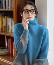 PYFAD41360 CHRISTIAN AUJARD(小さいサイズ)(メゾン ドゥ サンク) グラデーションニットプルオーバー マスタード